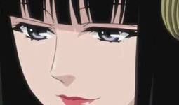 动漫女抽烟,迷离烟圈中的青春剪影